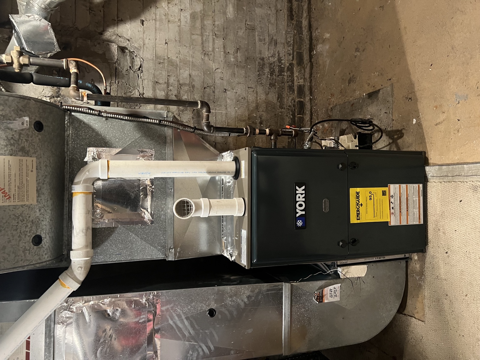 Seasonal furnace maintenance and inspection work.