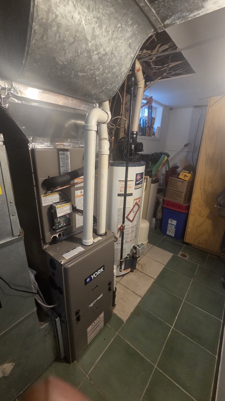 Full furnace and water heater installation by Olu HVAC in Mississauga