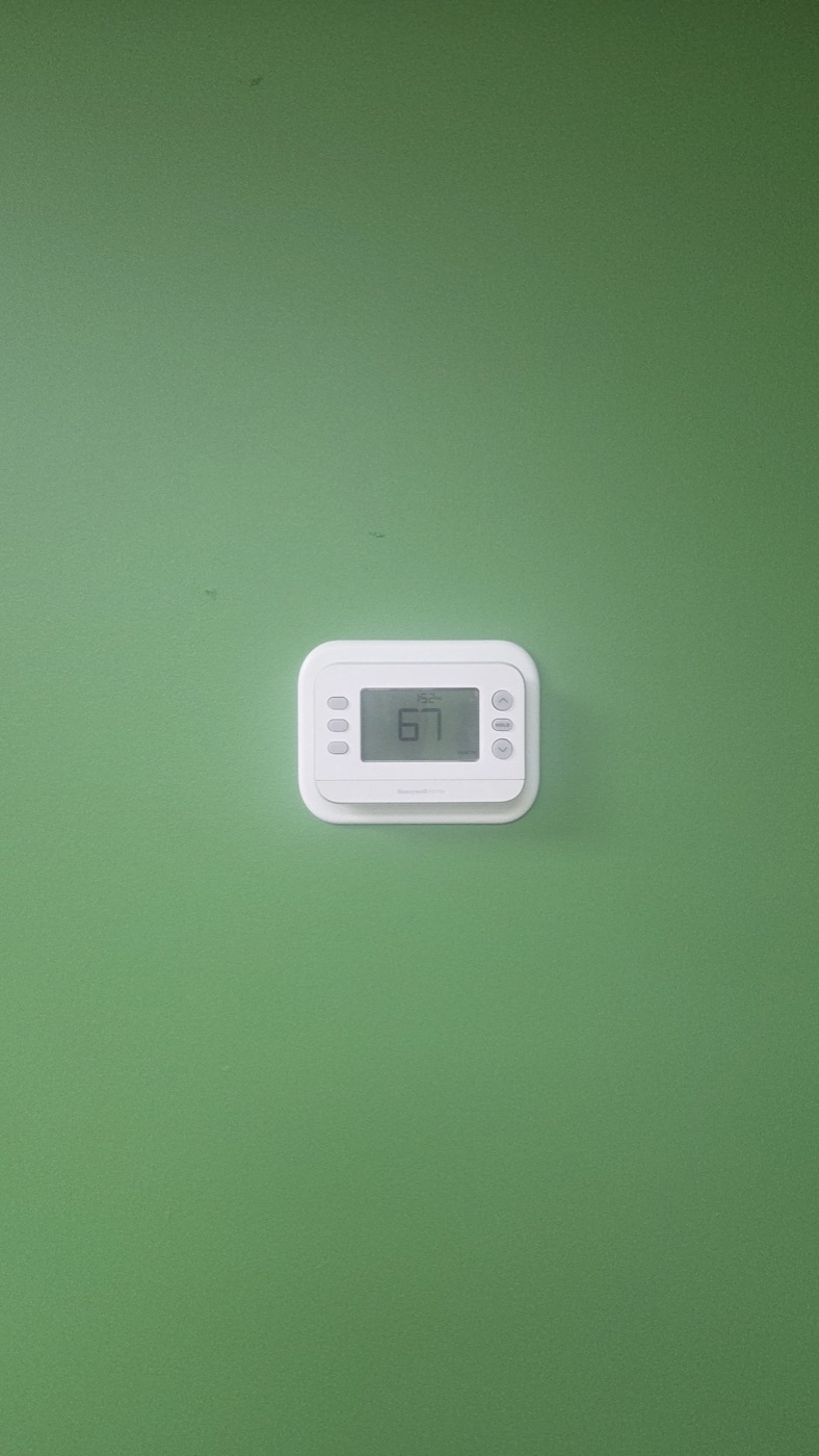 Honeywell smart thermostat installed by Olu HVAC