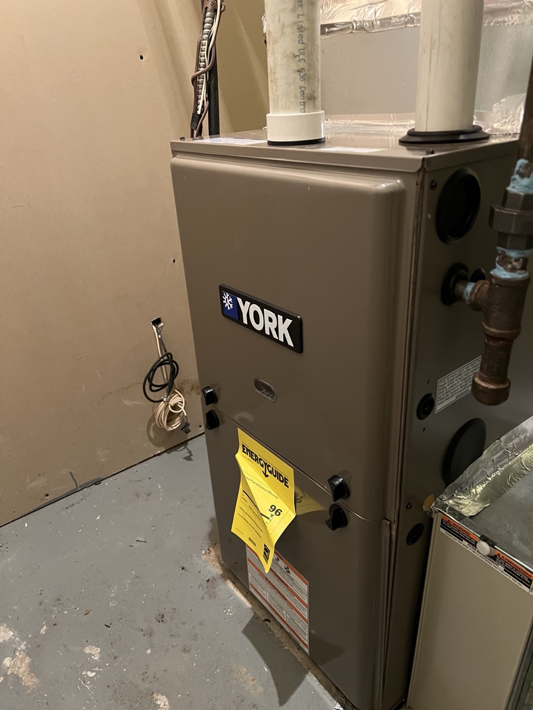 Olu HVAC York high-efficiency furnace installation in Mississauga
